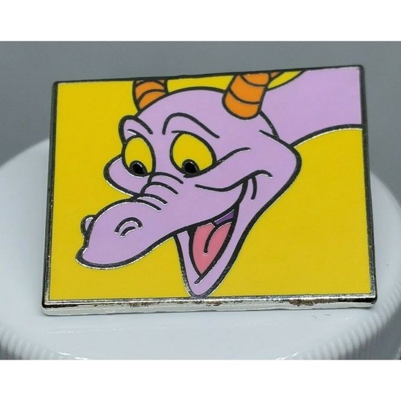 Pink Dragon Authentic Official 2014 Disney Collectible Yellow Trading Pin - Picture 3 of 9
